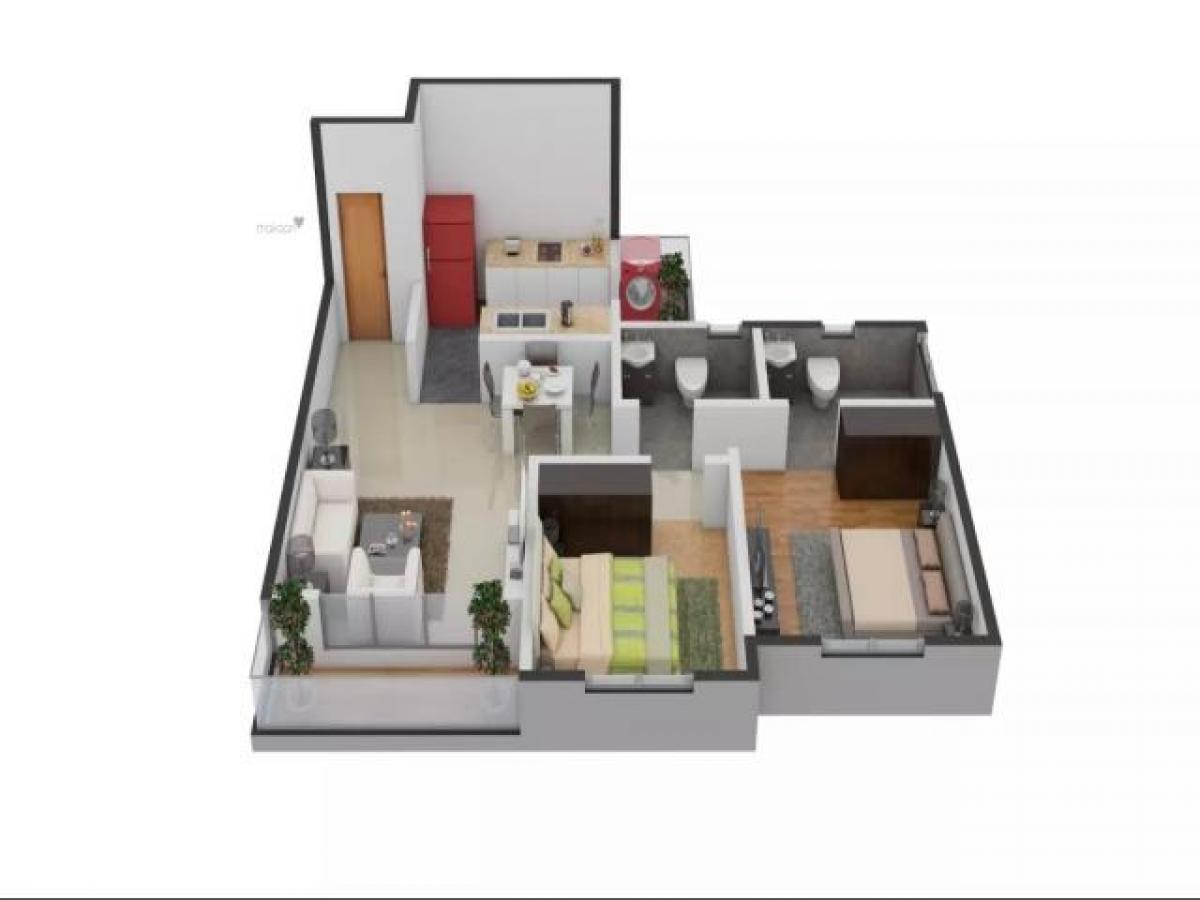 2 bedrooms House in Bangalore, India No. 43624