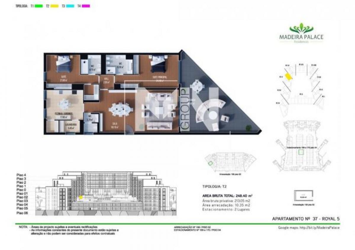 Apartamento de 2 dormitorios en Funchal, Portugal No. 789