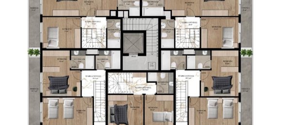 2 rooms Penthouse in Alanya, Turkey No. 29817 16