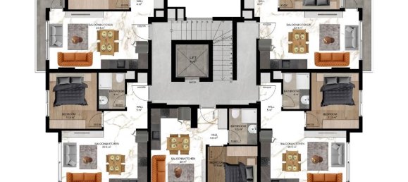 2 rooms Penthouse in Alanya, Turkey No. 29817 14