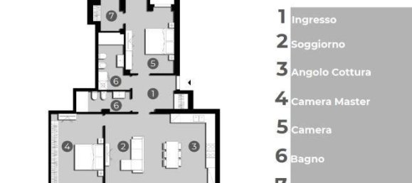 4غرفة شقة في Turin, Italy رقم 171706 9