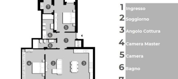 4غرفة شقة في Turin, Italy رقم 171706 36