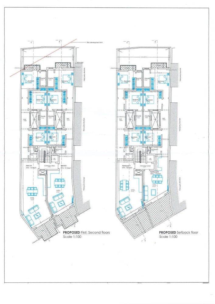 3 chambres Penthouse à Victoria, Malta No. 573