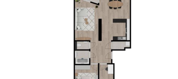 3 rooms Apartment in Brigittenau, Austria No. 201467 10