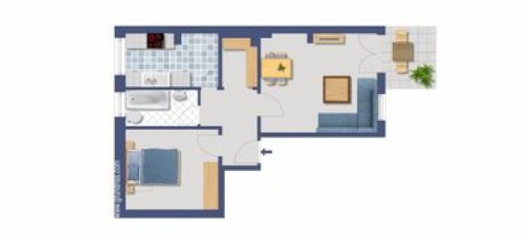 Apartamento de 2 divisões em Reinickendorf, Germany N.º 19124 4