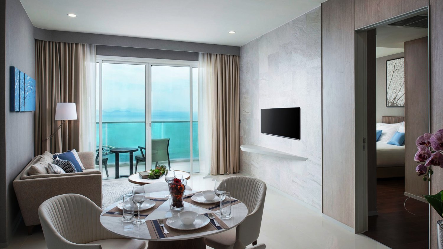 2 bedrooms Condo in Movenpick White Sand Beach Sattahip, Thailand No. 28917