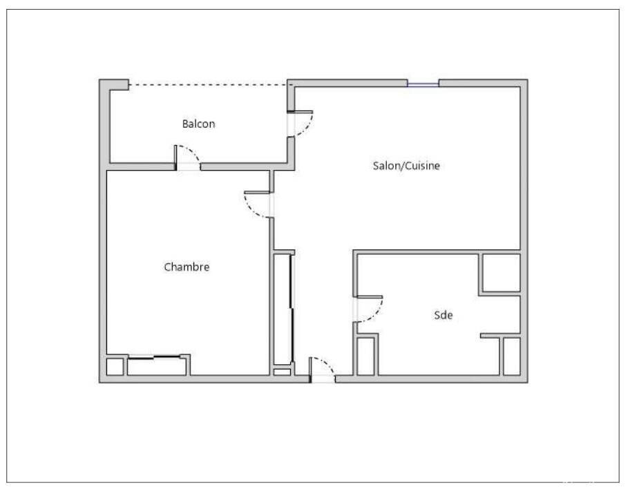 Apartamento de 1 dormitorio en Eysines, France No. 355783