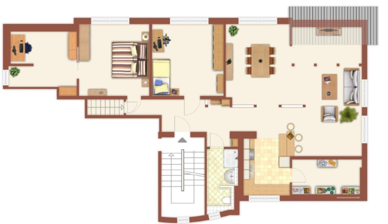 Apartamento de 2 dormitorios en Lubeck, Germany No. 262054