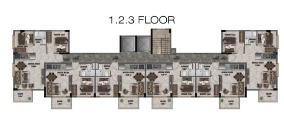 Appartement 1+1 à Gazipasa, Turkey No. 31331 20