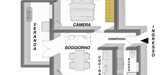 2 rooms Apartment in Olbia, Italy No. 167006 24