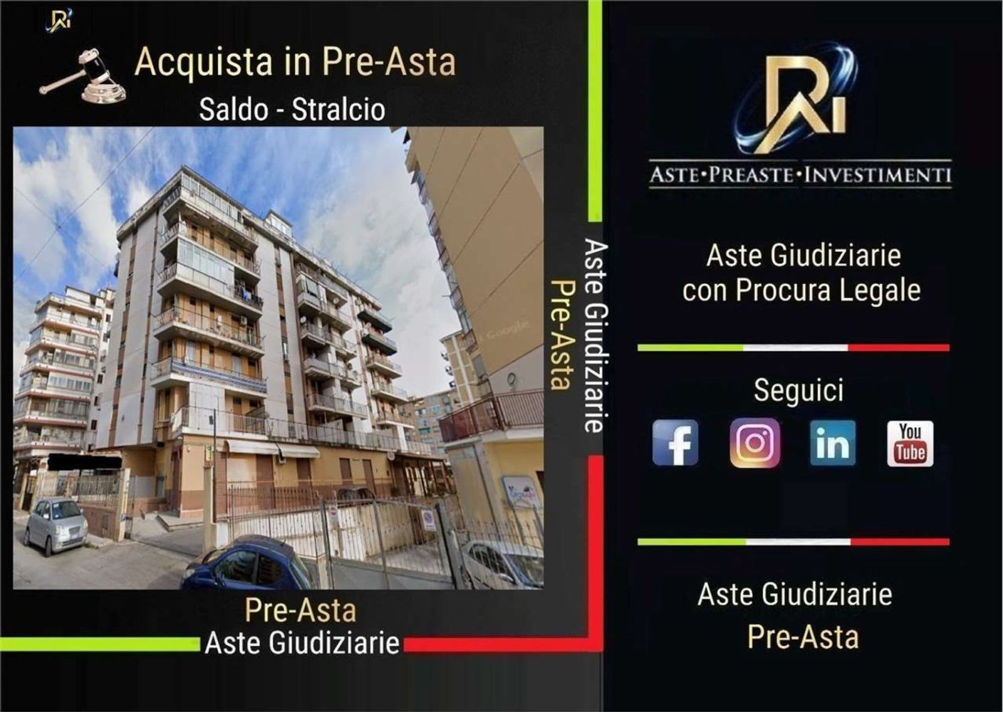 7 rooms Apartment in Palermo, Italy No. 43613