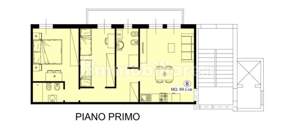 Apartamento T2 em Lentate sul Seveso, Italy N.º 3798 24