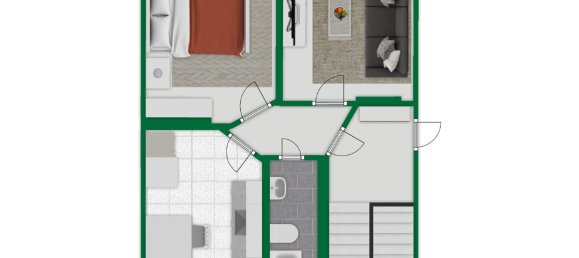 2-salle Appartement à Cologne, Germany No. 155380 13