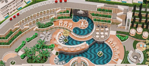 2غرفة شقة في Turkler, Turkey رقم 10044 10