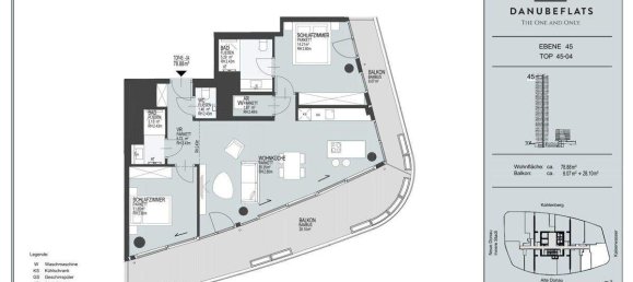 3 rooms Apartment in Vienna, Austria No. 947 4