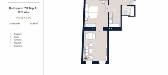 2غرفة شقة في Neubau, Austria رقم 141938 8