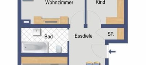 Apartamento de 3 divisões em Cologne, Germany N.º 122052 2