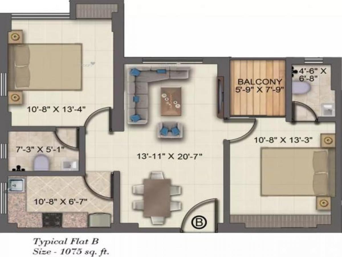 Casa T2 em Kolkata, India N.º 16100