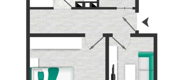 2 rooms Apartment in Wolfsburg, Germany No. 64453 3