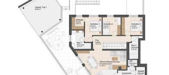 Квартира с 5 комнатами в Занкт Улрих ам Пиллерзе, Австрия № 106601 11