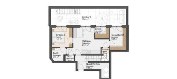 Квартира с 5 комнатами в Занкт Улрих ам Пиллерзе, Австрия № 106601 12