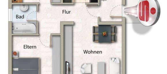 Apartamento de 3 divisões em Goppingen, Germany N.º 338958 2