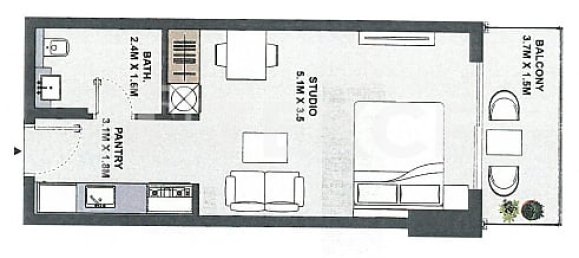 1 bedroom Apartment in Jumeirah Village Circle, UAE No. 53507 12