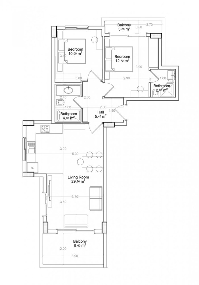 Wohnung 2+1 in Yekta Green Life Gazipasa Residence, Gazipasa, Turkey, Nr. 39509 1