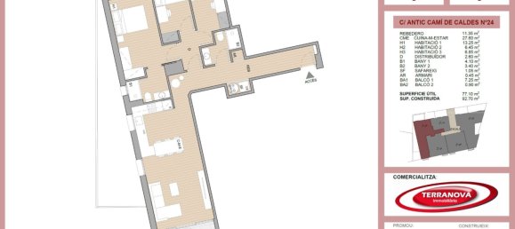 3 غرف نوم شقة في L'Ametlla Del Valles, Spain رقم 64574 4