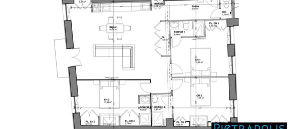 3 chambres Appartement à Lyon, France No. 350692 7