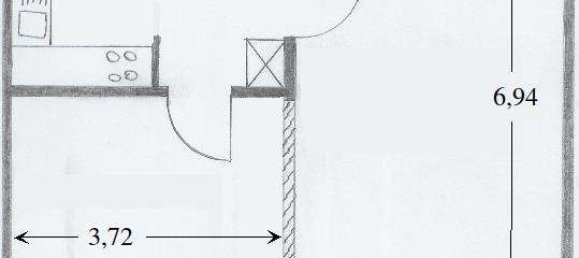 Квартира с 1 спальней в Мюнхен, Германия № 335752 11