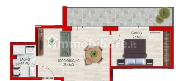 1 bedroom Apartment in Rome, Italy No. 16919 22
