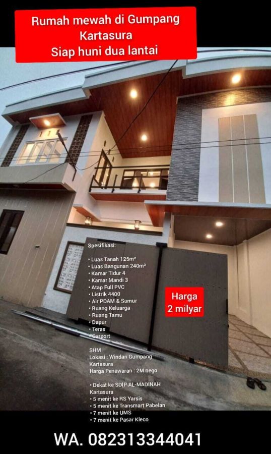 7 bedrooms House in Sukoharjo, Indonesia No. 1498