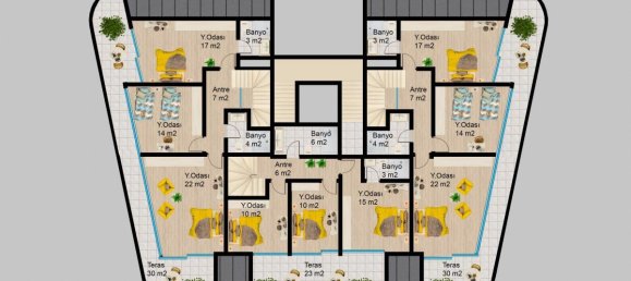 3 rooms Apartment in Kargicak, Turkey No. 10098 26