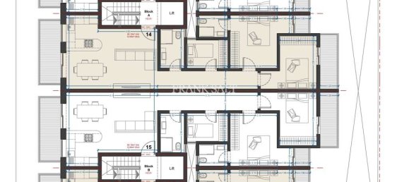 3 غرف نوم بانتهاوس في Pembroke, Malta رقم 1789 5