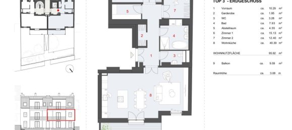 3-salle Appartement à Hietzing, Austria No. 145077 14