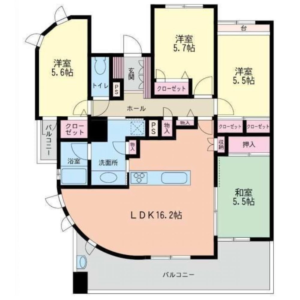 4 bedrooms Apartment in Fukuoka, Japan No. 6888