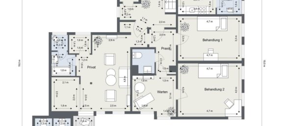 Escritório de 7 divisões em Celle, Germany N.º 24875 19