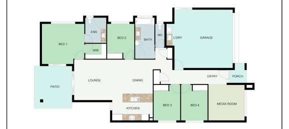 Дом с 4 спальнями в Edmonton, Австралия № 270 19