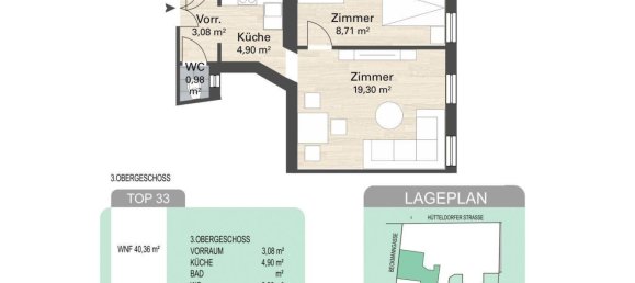 1 bedroom Apartment in Rudolfsheim-Funfhaus, Austria No. 260163 10