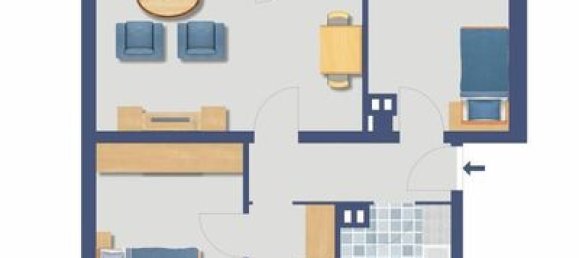 3غرفة شقة في Grevenbroich, Germany رقم 107362 2