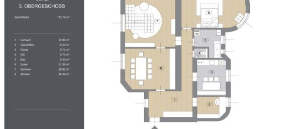Apartamento de 4 habitaciónes en Vienna, Austria No. 228046 33