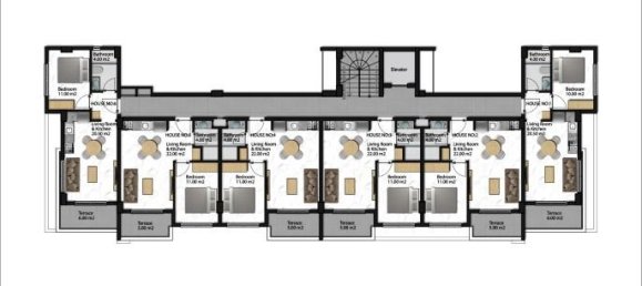 2 rooms Apartment in Alanya, Turkey No. 30392 27