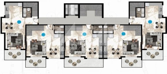 Wohnung 1+1 in Alanya, Turkey, Nr. 14365 28