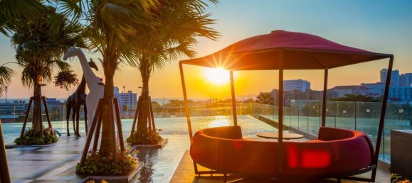 Квартира с 2 комнатами в Паттайя, Таиланд № 66792 16