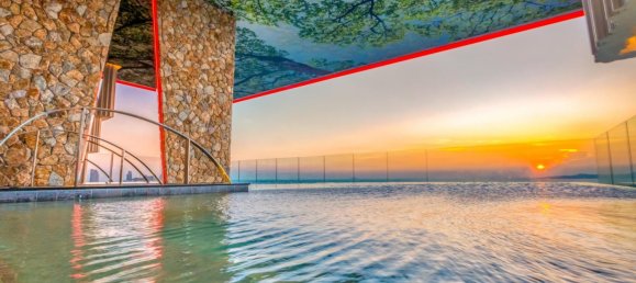 Квартира с 2 комнатами в Паттайя, Таиланд № 66792 15