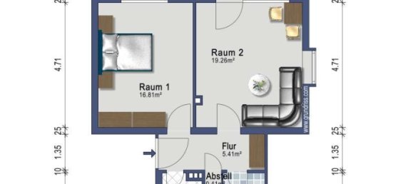 Apartamento de 1 dormitorio en Wiesbaden, Germany No. 311287 16