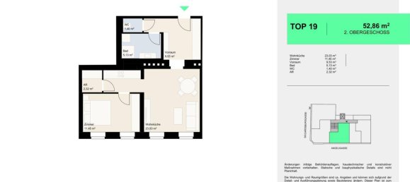 2 rooms Apartment in Favoriten, Austria No. 45767 7