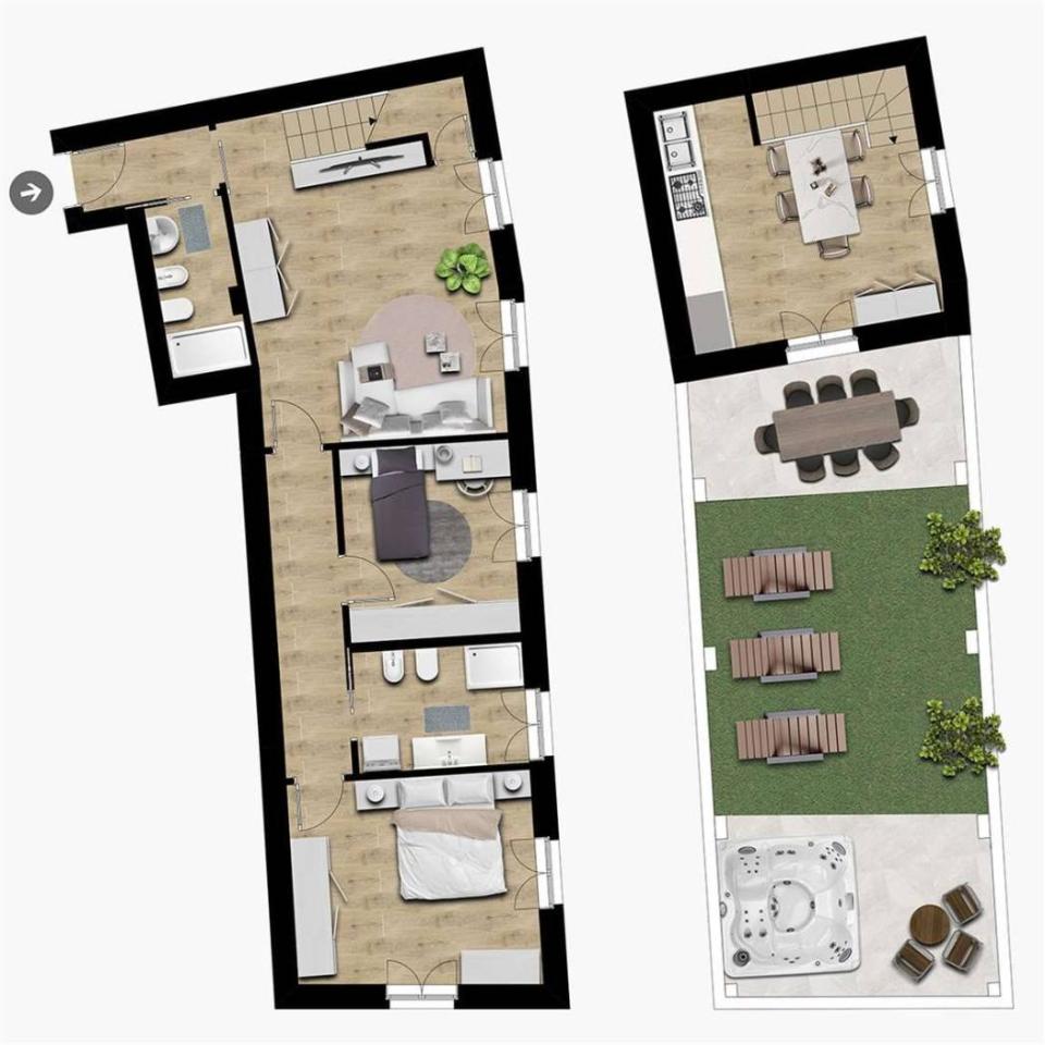 4-salle Appartement à Turin, Italy No. 38537