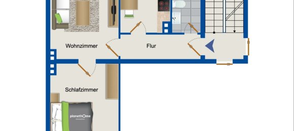 2-Zimmer Wohnung in Wuppertal, Germany, Nr. 75069 5